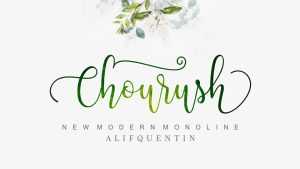 Chourush Font › Fontesk