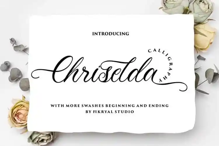 Chriselda Calligraphy Font