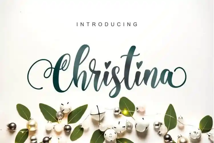 Christina Calligraphy Font