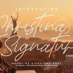 Christina Signature Script Font
