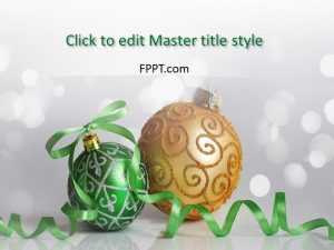 Christmas Background Template for PowerPoint
