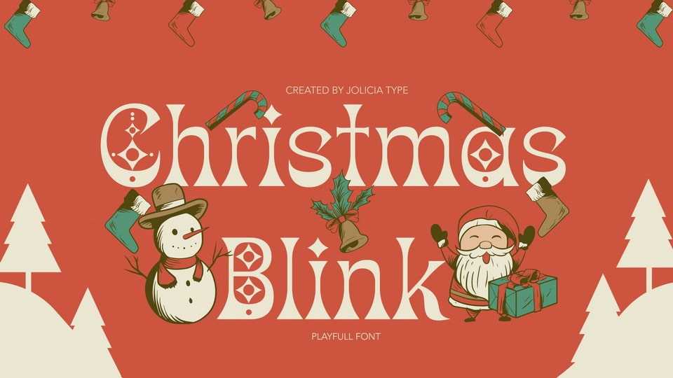 Christmas Blink Font › Fontesk