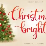 Christmas Bright Calligraphy Font - Fonte Grátis Christmas Bright Calligraphy Font