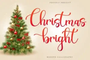 Christmas Bright Calligraphy Font