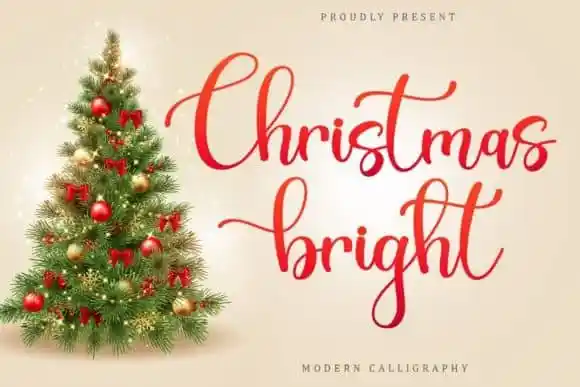 Christmas Bright Calligraphy Font