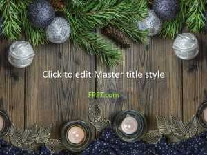 Christmas Bulbs PowerPoint Template