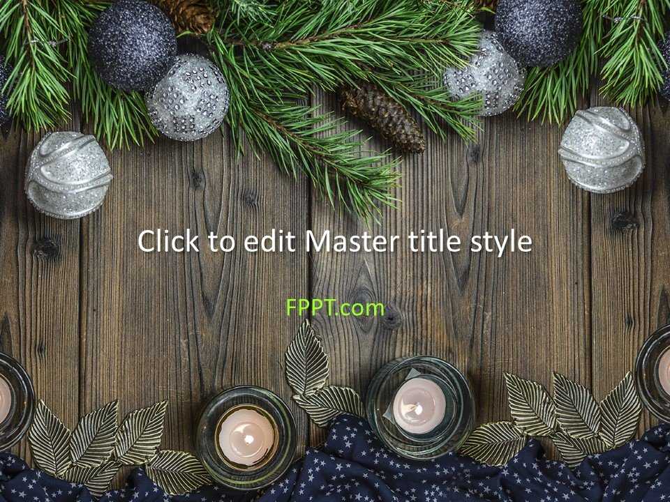 Christmas Bulbs PowerPoint Template