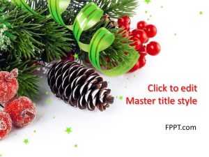 Christmas Decoration PowerPoint Template