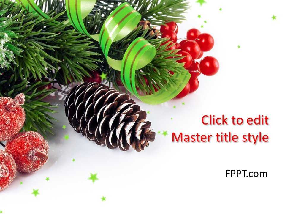 Christmas Decoration PowerPoint Template