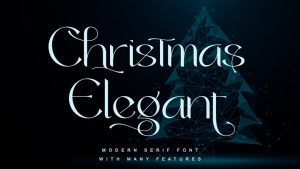 Christmas Elegant Font › Fontesk