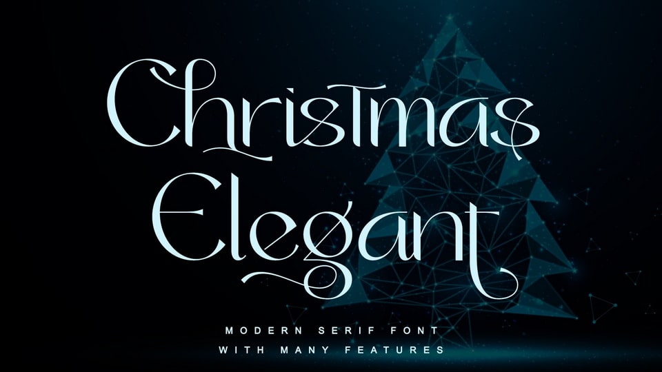Christmas Elegant Font › Fontesk