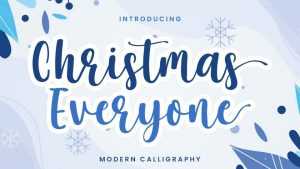 Christmas Everyone Font › Fontesk
