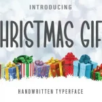 Christmas Gift Display Font