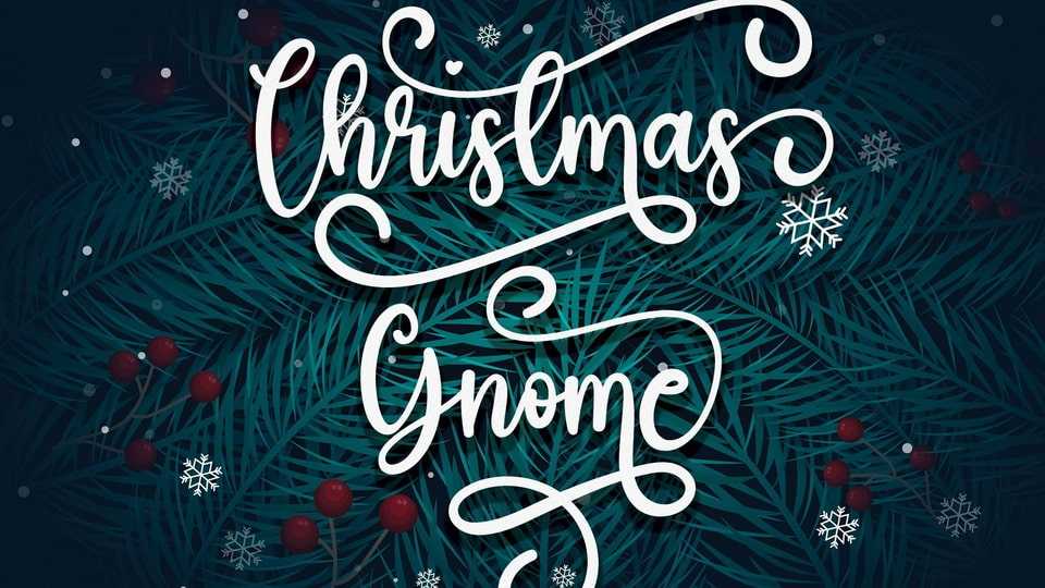 Christmas Gnome Font › Fontesk
