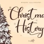 Christmas History Calligraphy Font