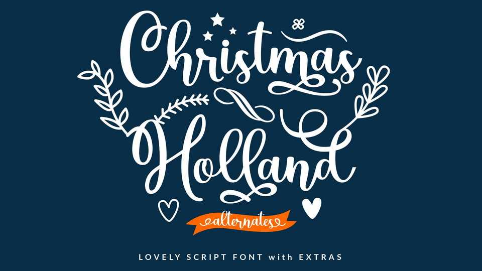 Christmas Holland Font › Fontesk