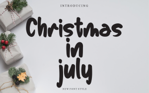 Christmas In July Font