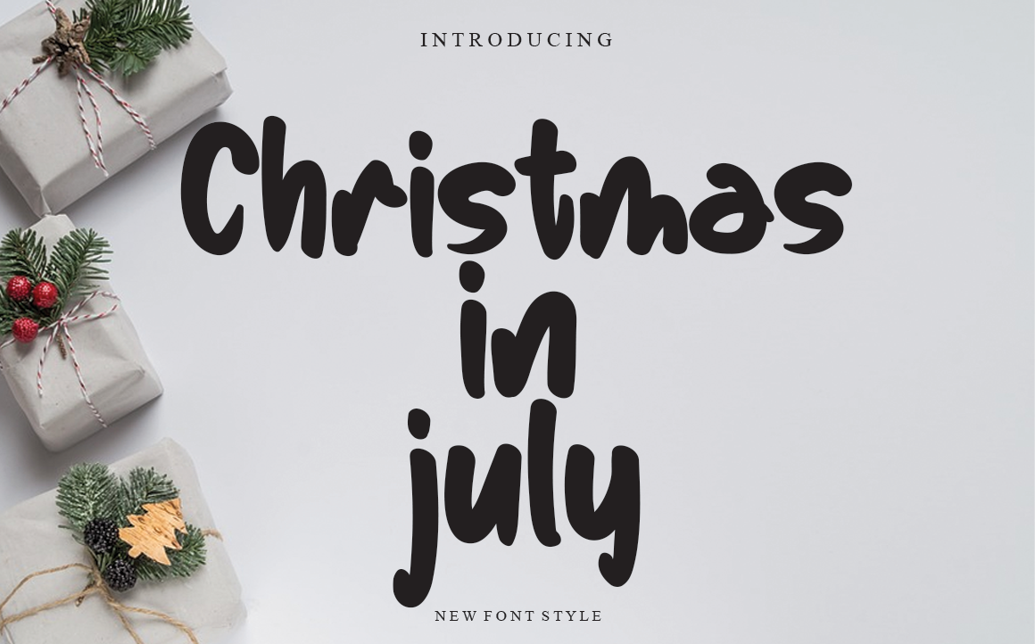 Christmas In July Font