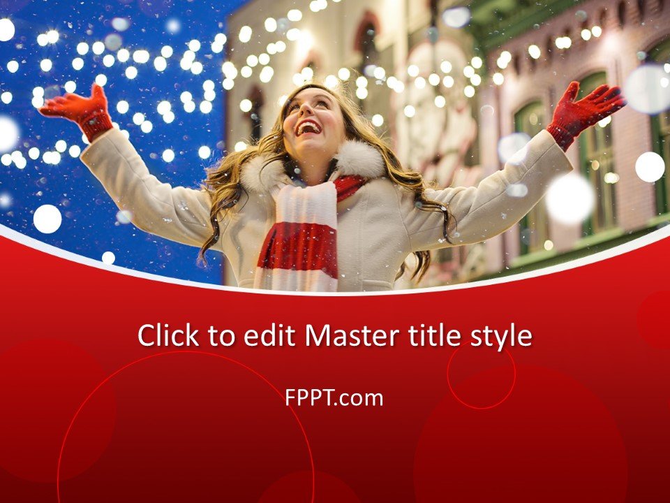 Christmas Joy PowerPoint Template