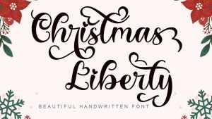 Christmas Liberty Font › Fontesk