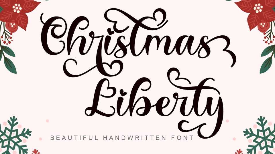 Christmas Liberty Font › Fontesk