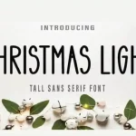 Christmas Light Display Font