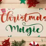 Christmas Magic Calligraphy Font