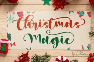 Christmas Magic Calligraphy Font