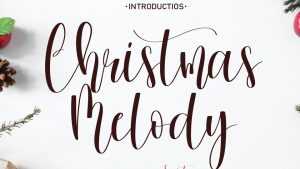 Christmas Melody Font › Fontesk
