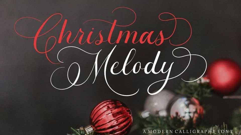 Christmas Melody Script Font › Fontesk