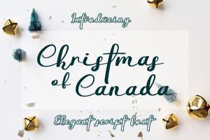 Christmas Of Canada Font