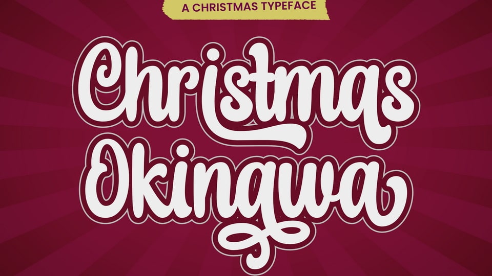 Christmas Okinawa Font › Fontesk
