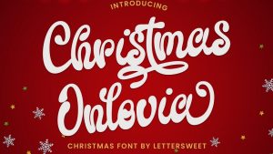 Christmas Onlovia Font › Fontesk