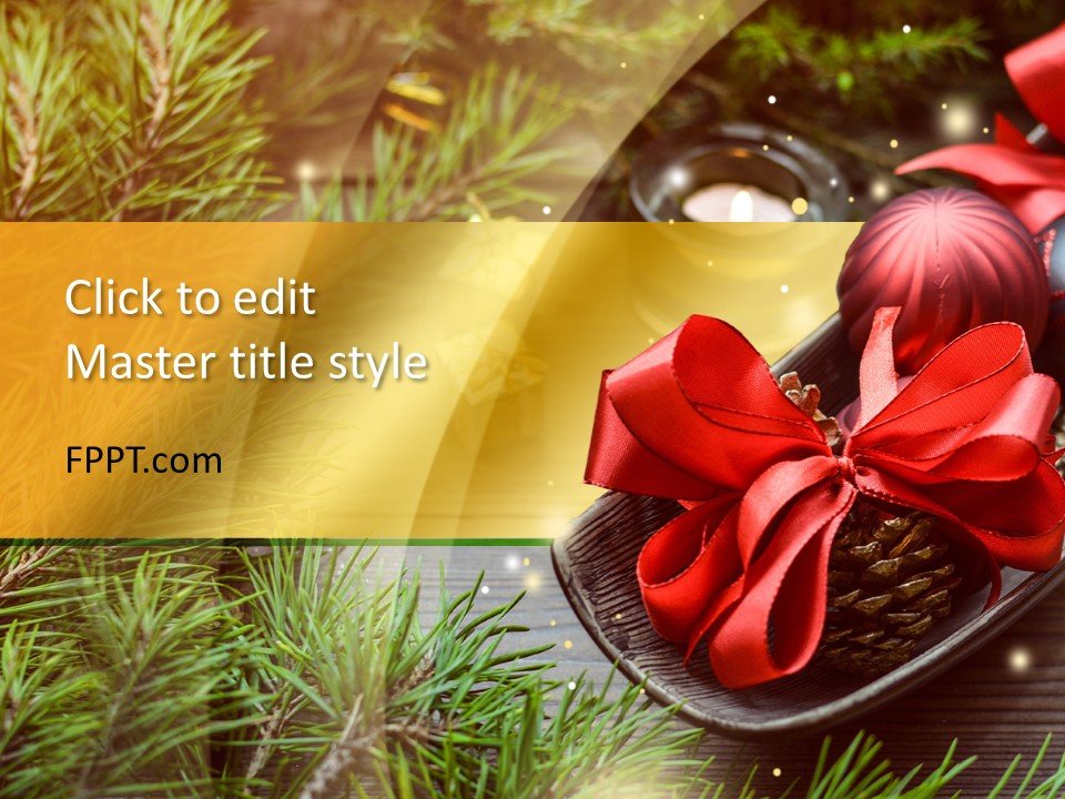 Christmas Ornament PowerPoint Template