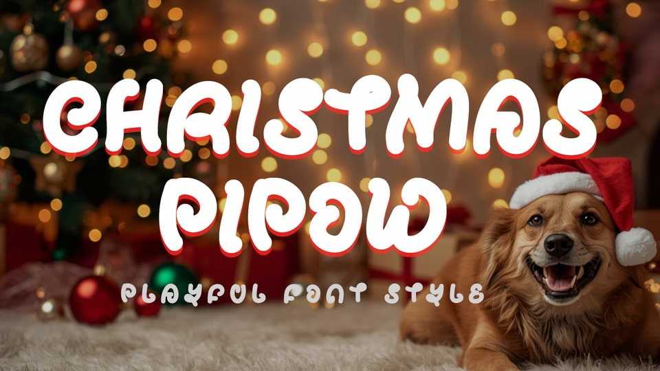 Christmas Pipow Font › Fontesk