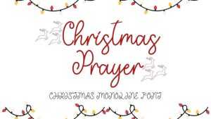 Christmas Prayer Font › Fontesk