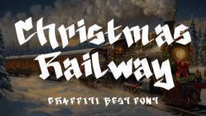 Christmas Railway Font › Fontesk
