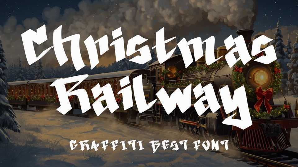 Christmas Railway Font › Fontesk