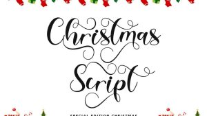 Christmas Script Font › Fontesk