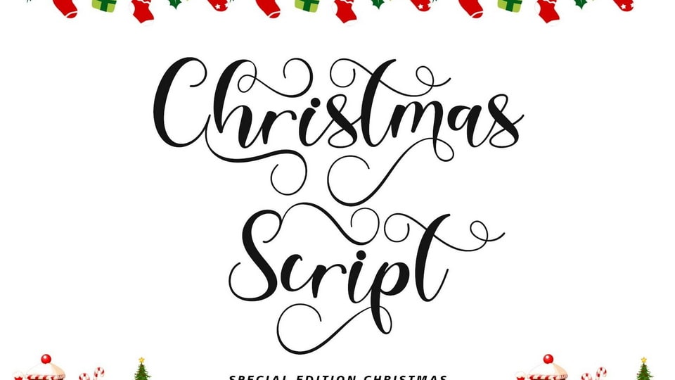 Christmas Script Font › Fontesk