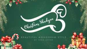 Christmas Shadyna Font › Fontesk