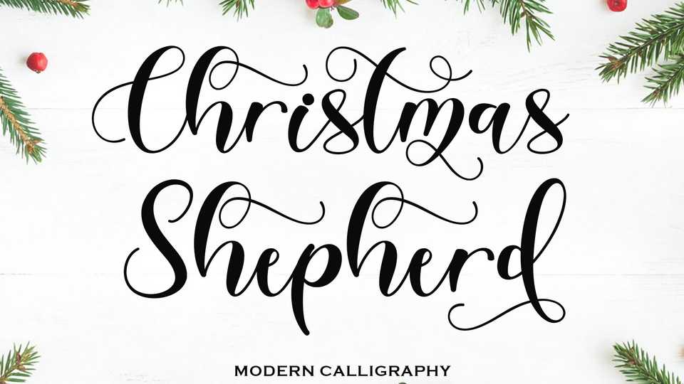 Christmas Shepherd Font › Fontesk