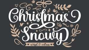 Christmas Snowy Font › Fontesk