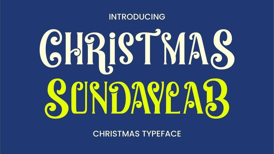 Christmas Sundaylab Font › Fontesk