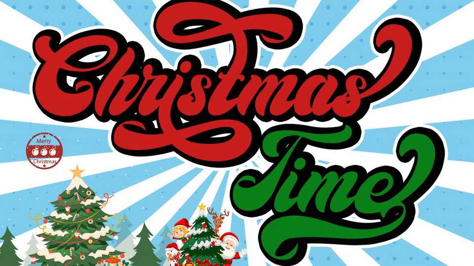 Christmas Time Font › Fontesk