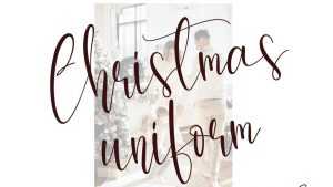 Christmas Uniform Font › Fontesk