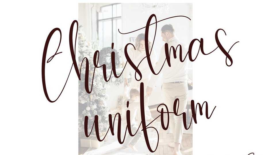 Christmas Uniform Font › Fontesk