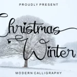 Christmas Winter Calligraphy Font