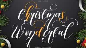 Christmas Wonderful Font › Fontesk
