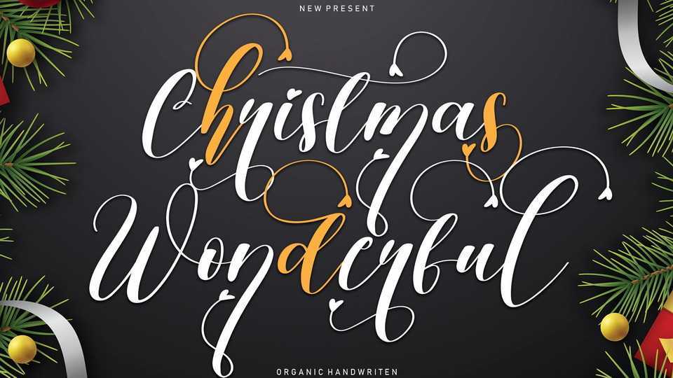 Christmas Wonderful Font › Fontesk